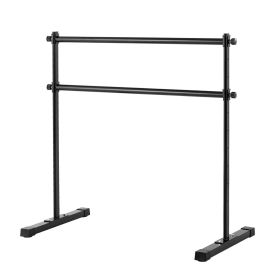 Ballet Barre, 4 Ft Double Barre Bar for Home, Freestanding Portable Ballet Stretching Dance Bars