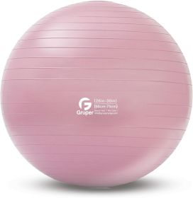 Yoga and Pilates Ball,4 Sizes Gym Ball for Fitness, Yoga, Workout, Pregnancy and Physical Therapy,Quick Pump Included