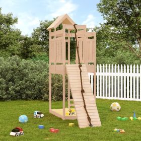 Playhouse Natural Wood Solid pine wood Medium Sturdy Playhouse