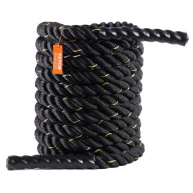 Battle Rope, 1.5 Inch Diameter 30Ft Length Polyester Exercise Rope, Battle Exercise Equipment