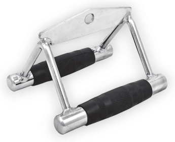 Heavy Duty Gym V Bar Grip Steel Pull Down Cable Attachment