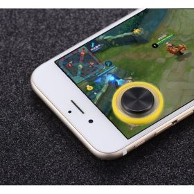 Mobile game joystick handle sucker (Option: Yellow)