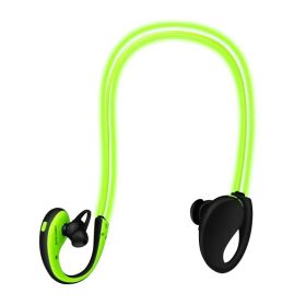 Wireless Sports Headsets Wireless V4.1 Neckband Earphones HD Stereo Sweat-proof Headphones Earbuds (Option: Green)