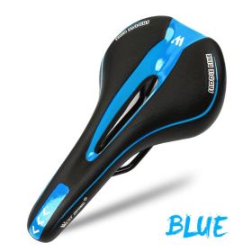 Bicycle seat mountain bike road bike (Option: A blue)