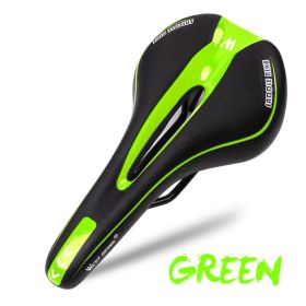 Bicycle seat mountain bike road bike (Option: A green)