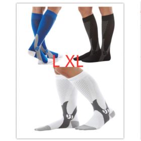 Compression Socks For Men&Women Best Graduated Athletic Fit For Running Flight Travel Boost Stamina Circulation&Recovery Socks (Option: Mixcolor 2set-L XL)