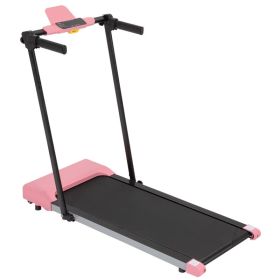 Treadmills For Home, Treadmill With LED For Walking & Running (Option: Pink)