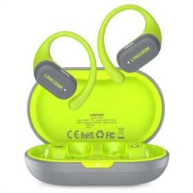 High-quality Bone Conduction Sports Mini TWS True Wireless Bluetooth Headset Similar To Pro Air Earphones (Option: Green)