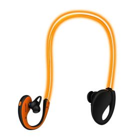 Wireless Sports Headsets Wireless V4.1 Neckband Earphones HD Stereo Sweat-proof Headphones Earbuds (Option: Orange)