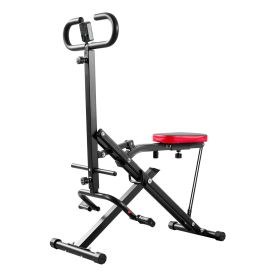 Squat Machine, Deep Squat Rowing Machine for Home, Easy Setup & Foldable Exercise Equipment (Product Style: 2-Rope)