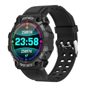 1.3" Wireless Fitness Tracker, IP67 Waterproof Smart Watch with Heart Rate, Blood Pressure, Sleep Monitor for Android & iOS (Color: Black, size: One size)