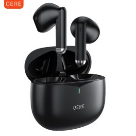 QERE E28 TWS Bluetooth 5.3 Wireless Earbuds 60ms Low Latency IPX5 Waterproof (Option: Style2)